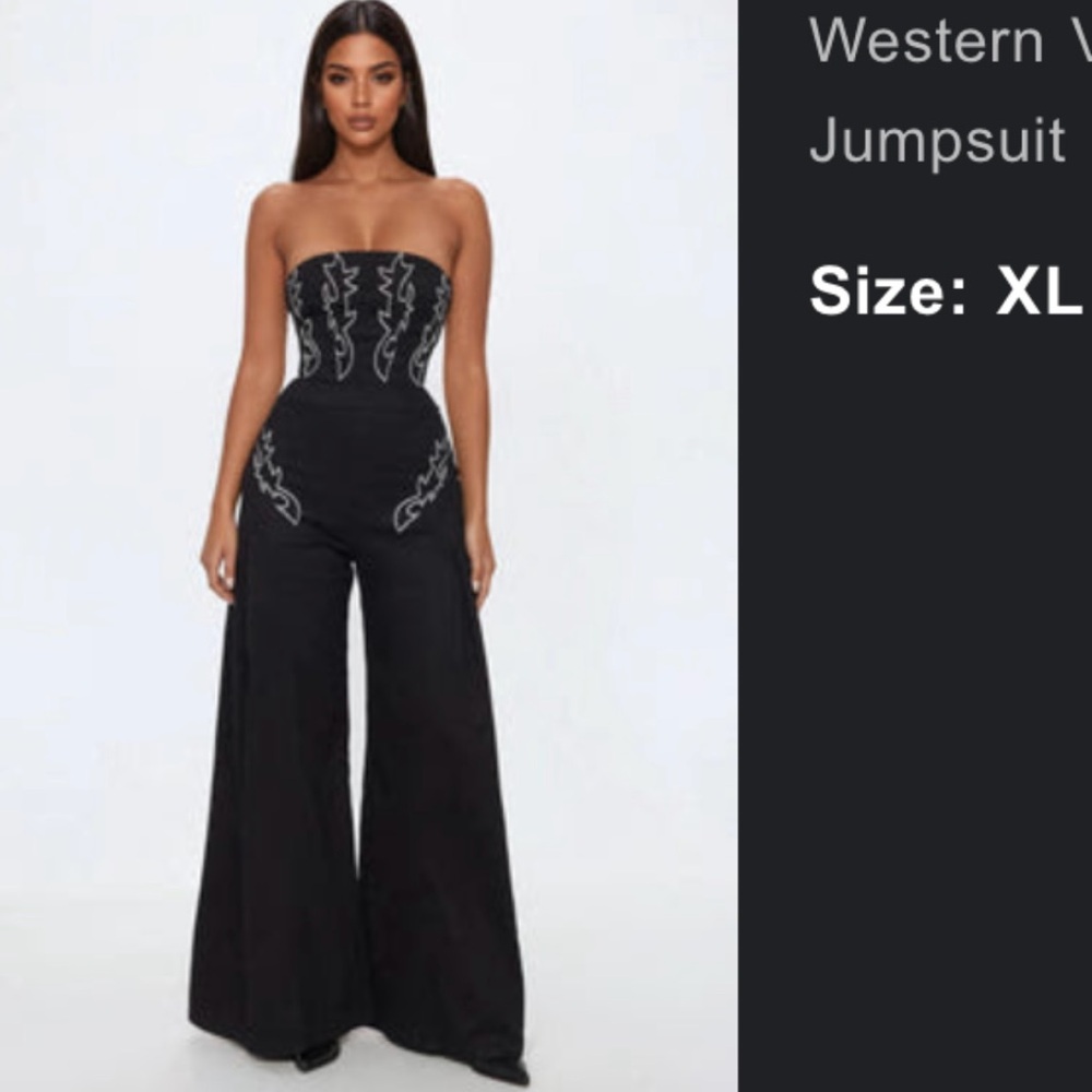 Fashion Nova Black Jumpsuit